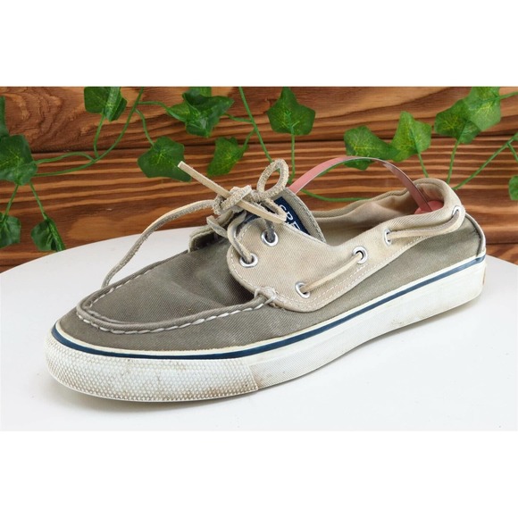 Sperry Top-Sider Size 8 M Brown Boat Shoe Shoes Fabric‎ Women - Picture 1 of 7